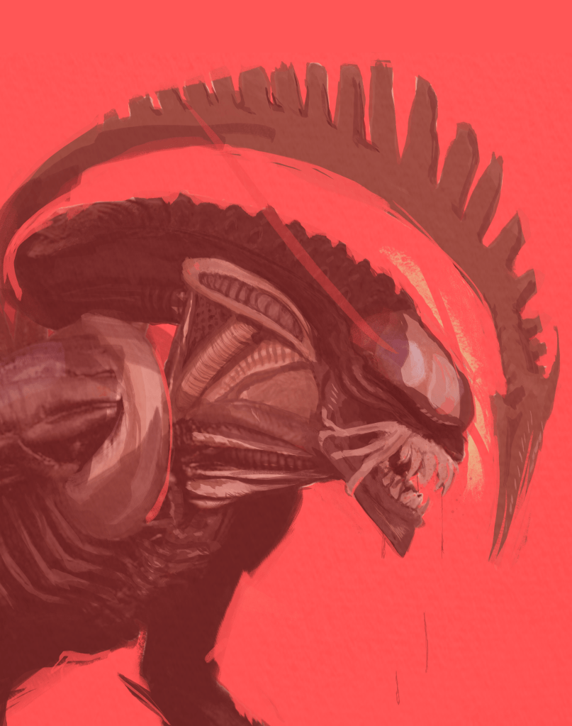 spec illustration - alien